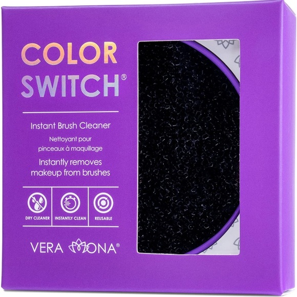 Vera Mona Color switch instant brush cleaner Brush cleaning compact tin NWT - Picture 7 of 11
